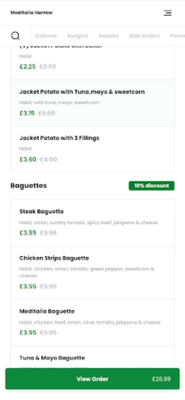 Meditalia Harrow for Android: Streamline Food Orders and Get Exclusive Deals