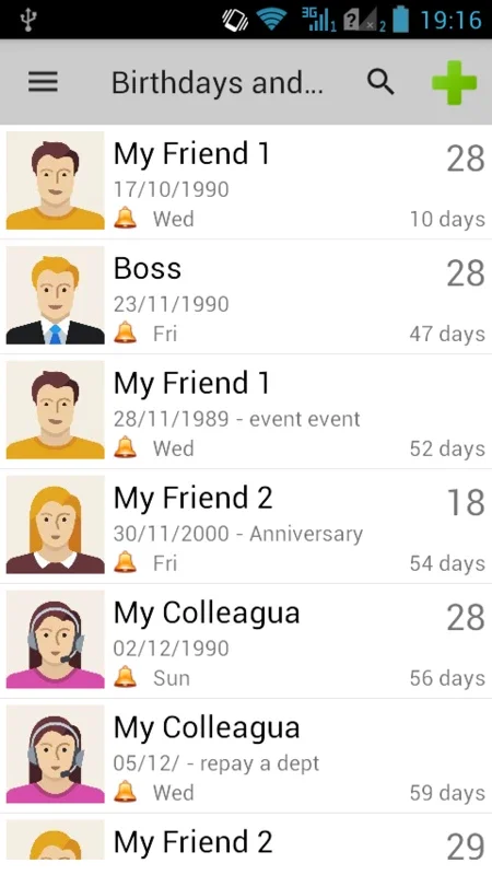 Birthdays & Other Events Reminder for Android: Never Miss an Event