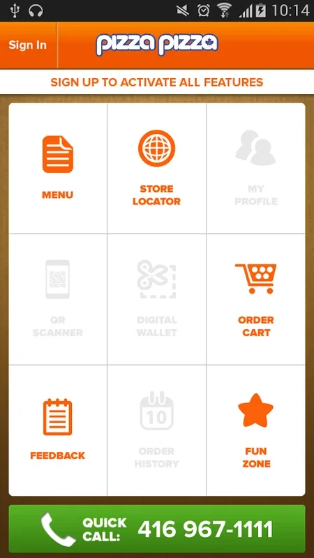 Pizza Pizza for Android - Official App for Pizza Ordering