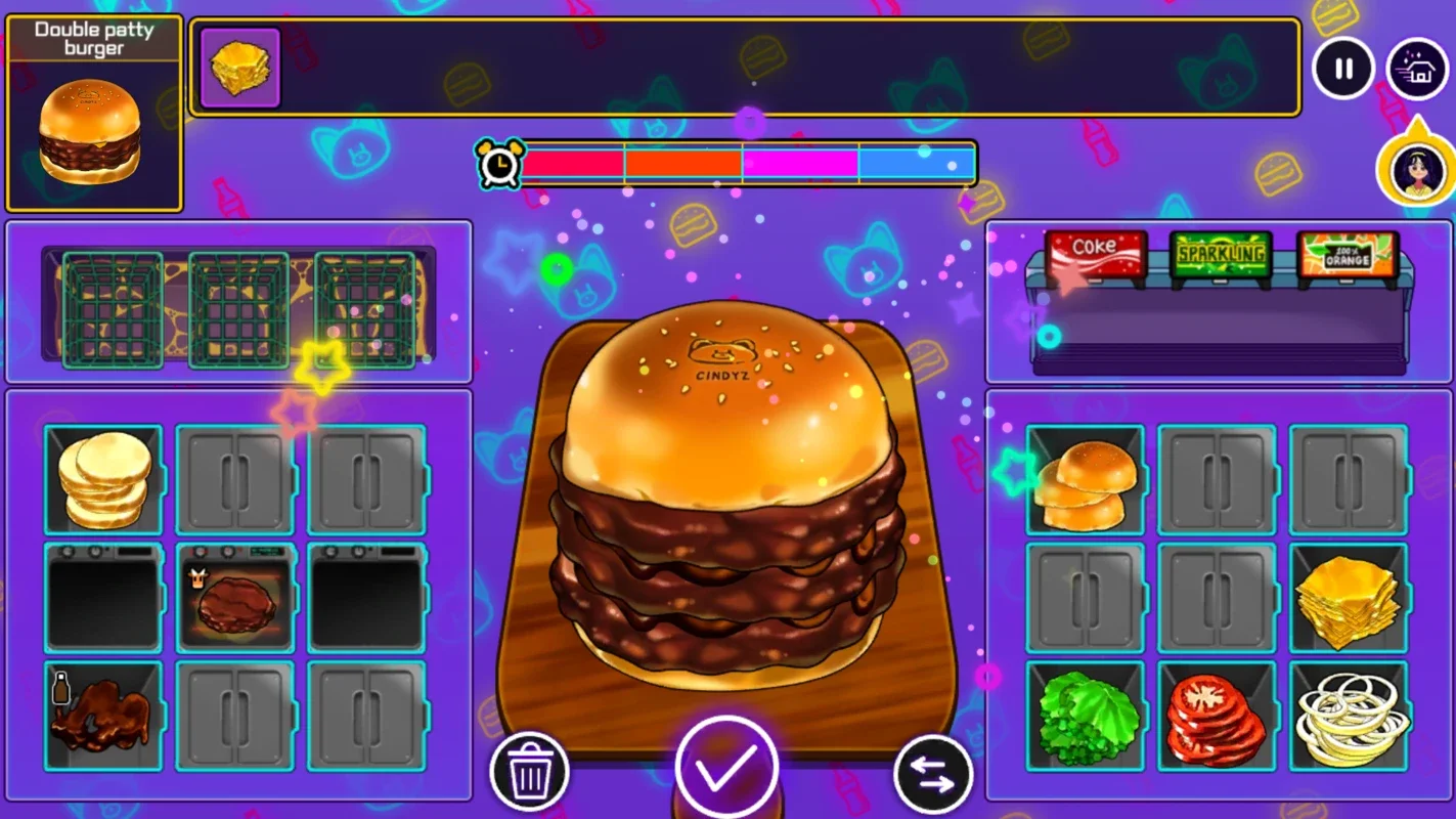 Cindyz Burger for Android - Fun Burger-Making Game