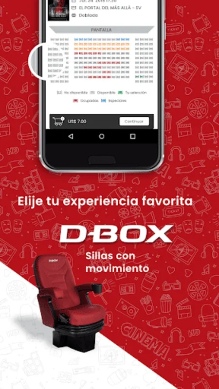 Cinemark Ecuador for Android - Streamlined Movie Experience