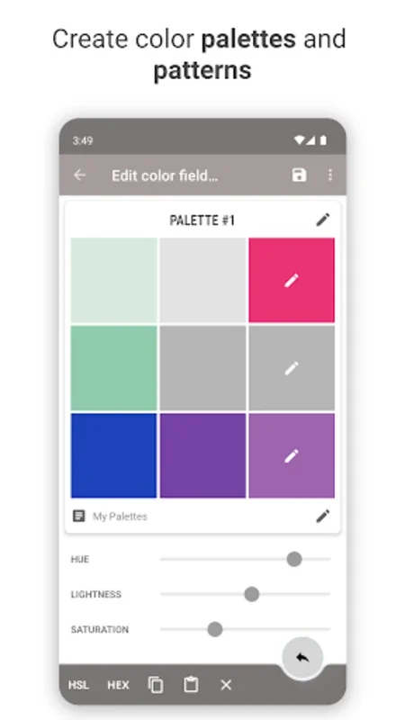 Color Palette Designer for Android - Download the APK from AppHuts