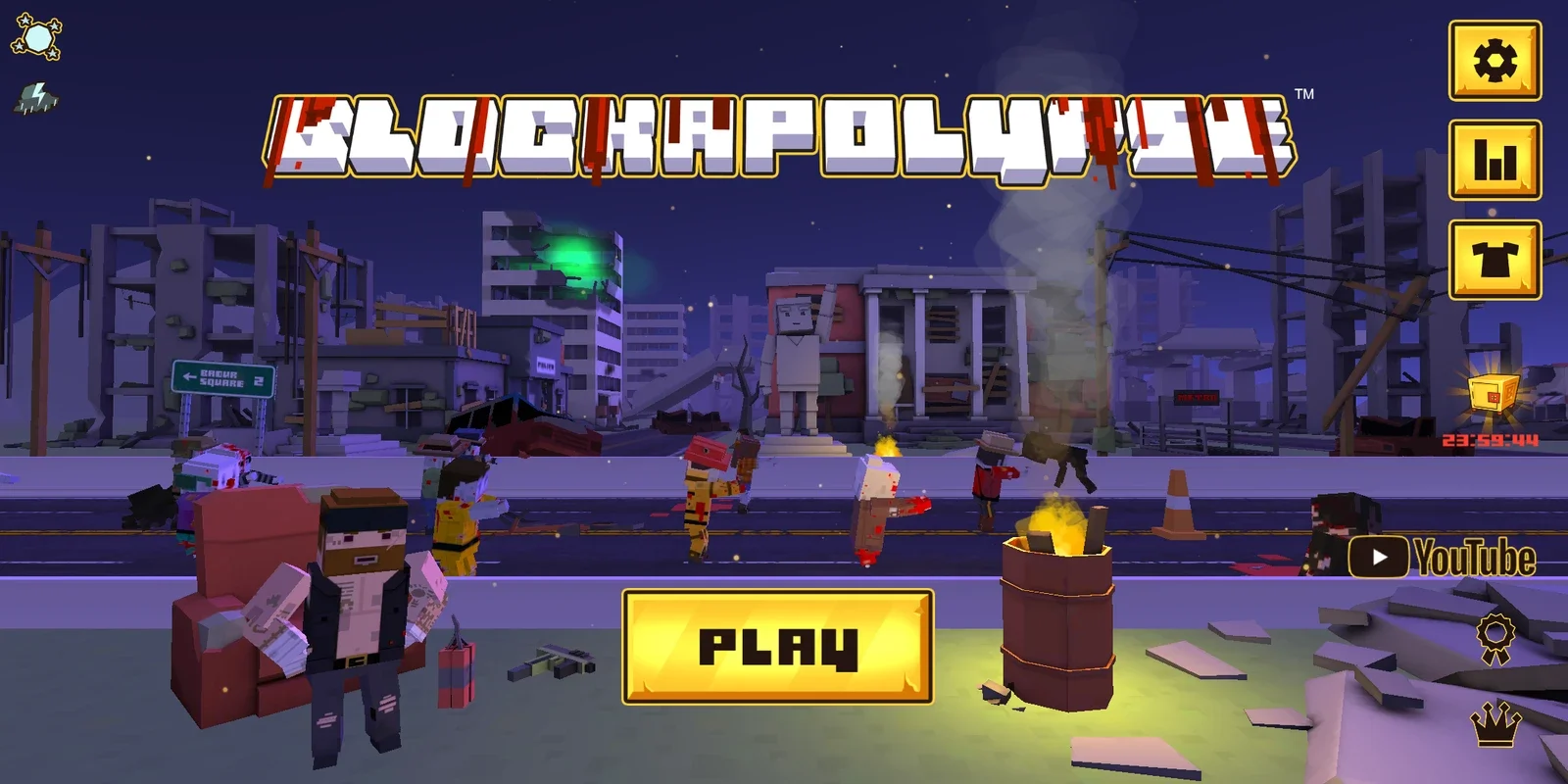 BLOCKAPOLYPSE for Android - Survive the Zombie Apocalypse