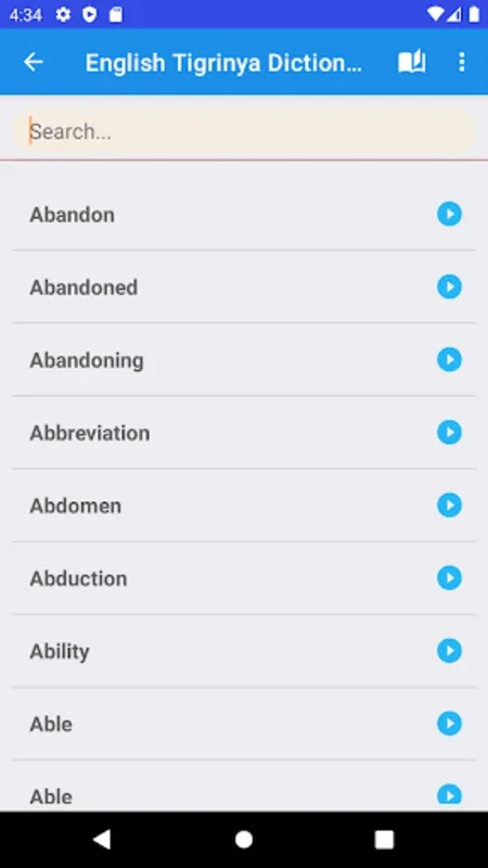 English Tigrinya Translator for Android - Facilitate Daily Communication