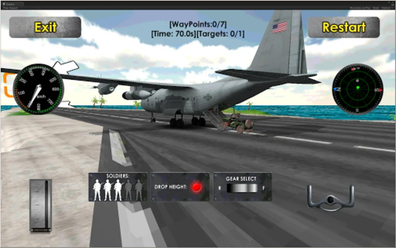 Fly Transport Airplane 3D for Android - Thrilling Flight Sim