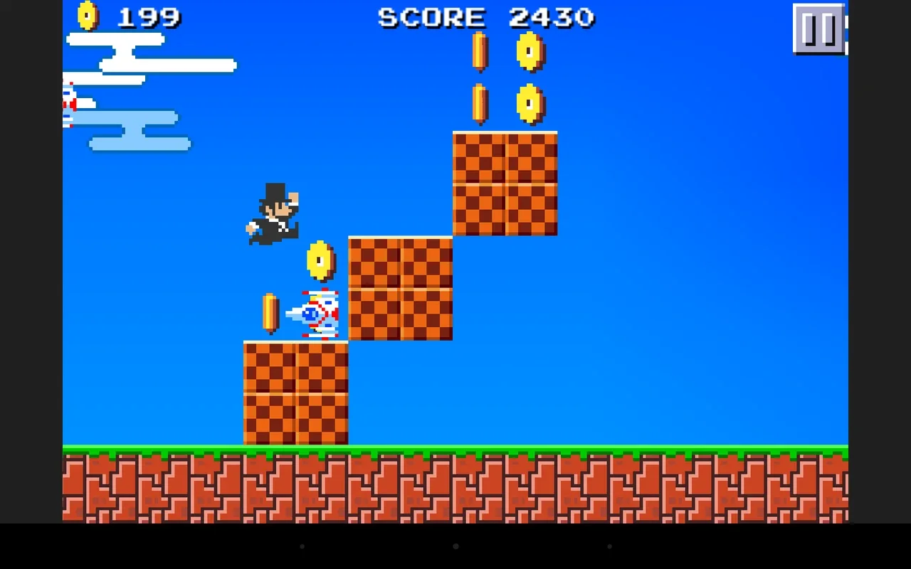 Super Mega Runners 8 Bit Mario for Android - Endless Fun