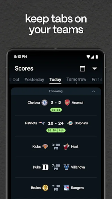 Momento for Android - Keep Track of Your Sports Games