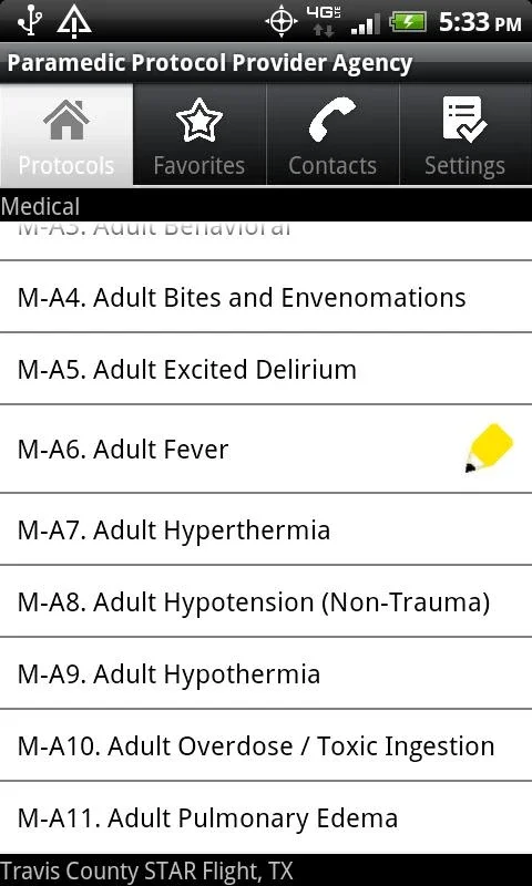 Paramedic Protocol Provider Agency for Android - Offline EMS Protocol App