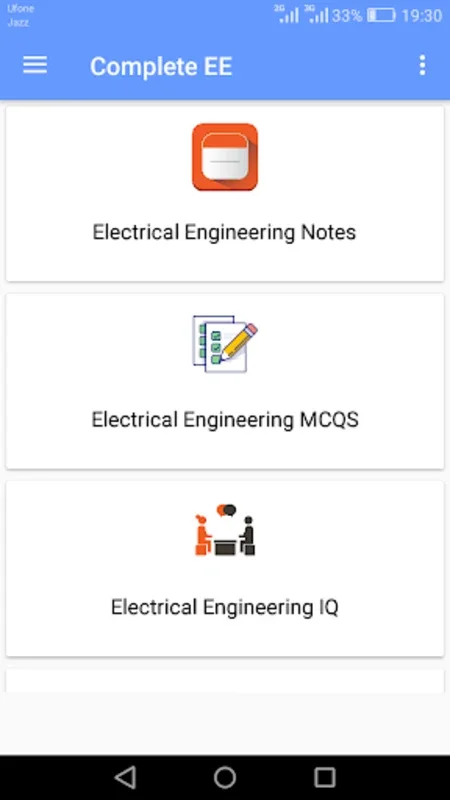 Electrical Engineering App for Android: Comprehensive Learning