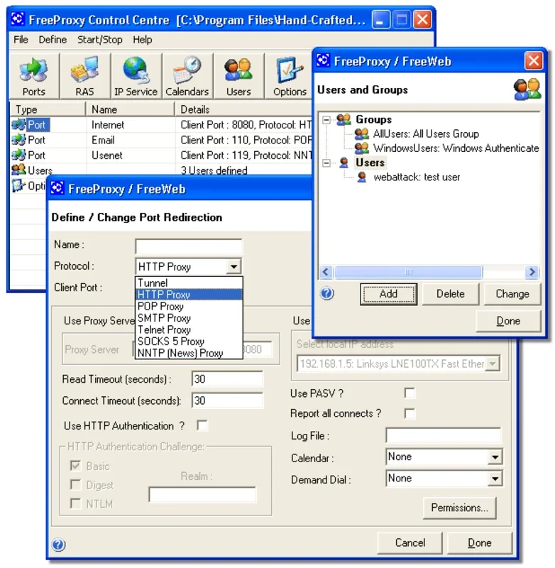 FreeProxy Internet Suite on Windows: Shared Connections and Mail Server Features