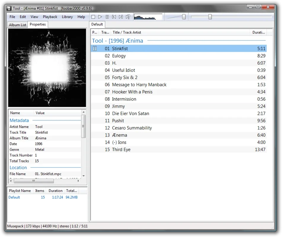 foobar2000: The Minimalist Audio Player for Windows