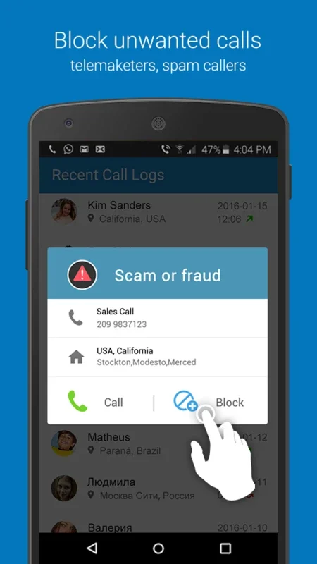 Caller ID - Number locator for Android: Identify Callers and Block Spam