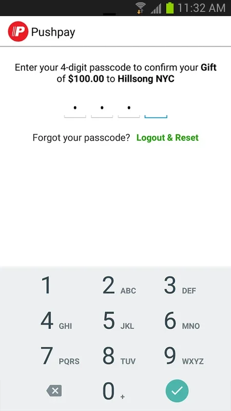 Pushpay for Android - Secure Donation App