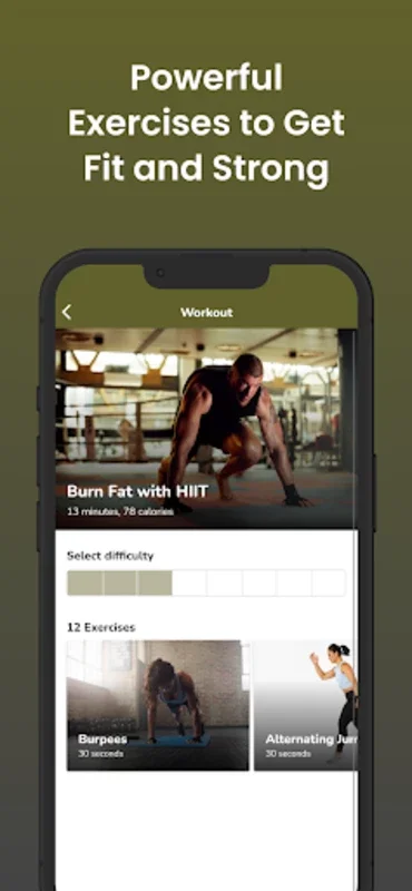 Military Style Fitness Workout for Android - Transform Yourself