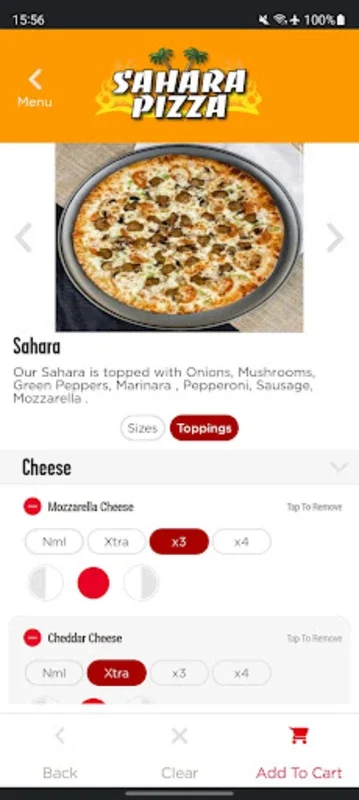 Sahara Pizza for Android: Order Gourmet Food Easily