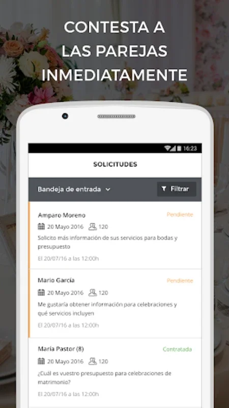 Bodas.net para profesionales for Android - Boost Your Wedding Business