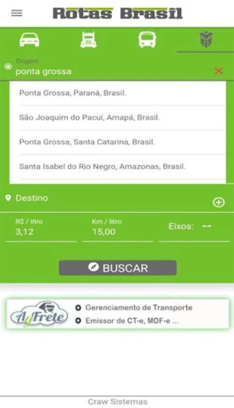 Rotas Brasil for Android - The Ultimate Road Trip Planner