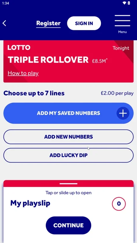 The National Lottery for Android: Participate in UK Draws