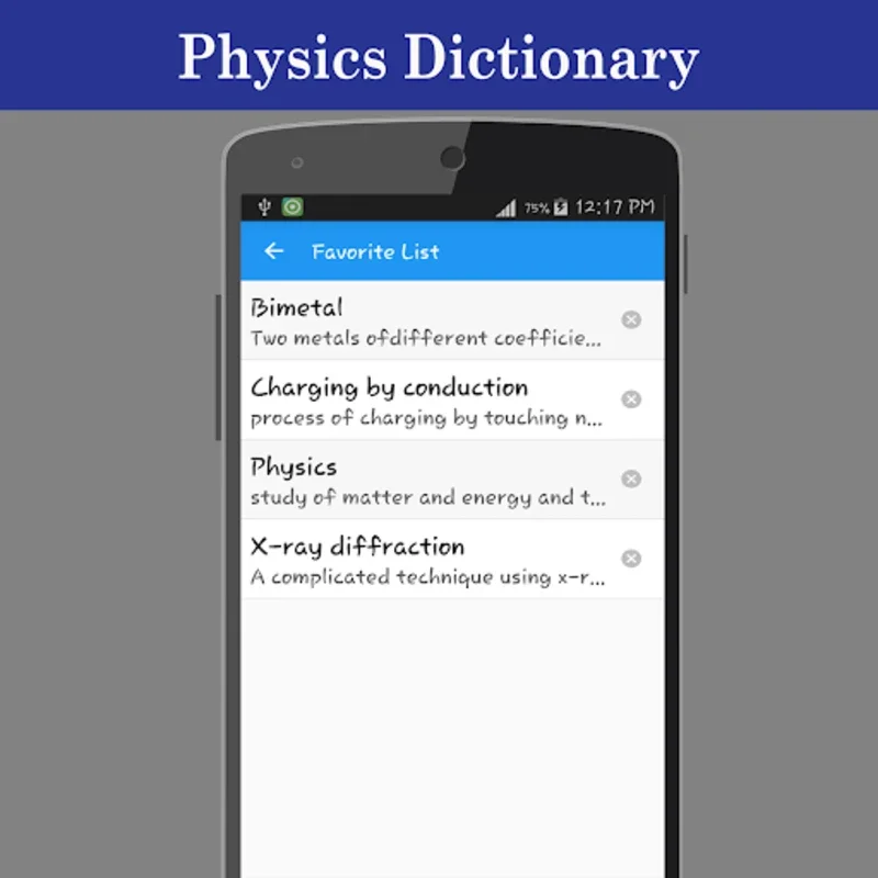 Physics Dictionary for Android: Comprehensive Physics Terms