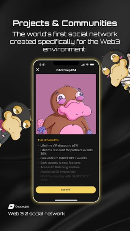 DaoPeople for Android - Exclusive Web3 Networking