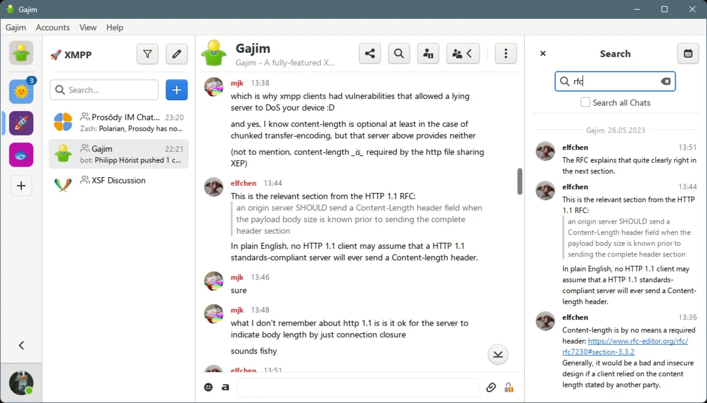 Gajim for Windows: Secure Instant Messaging