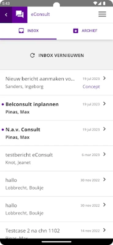 Mijn Ommelander for Android - Secure Health Data Access