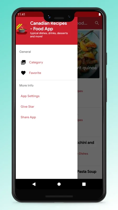 Canadian Food - Recipes App for Android: Explore Canadian Cuisine