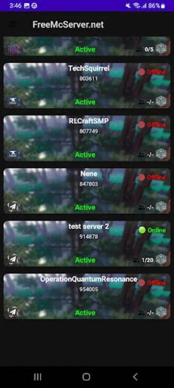 FreeMcServer.net for Android: Simplify Minecraft Server Management