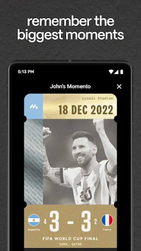 Momento for Android - Keep Track of Your Sports Games