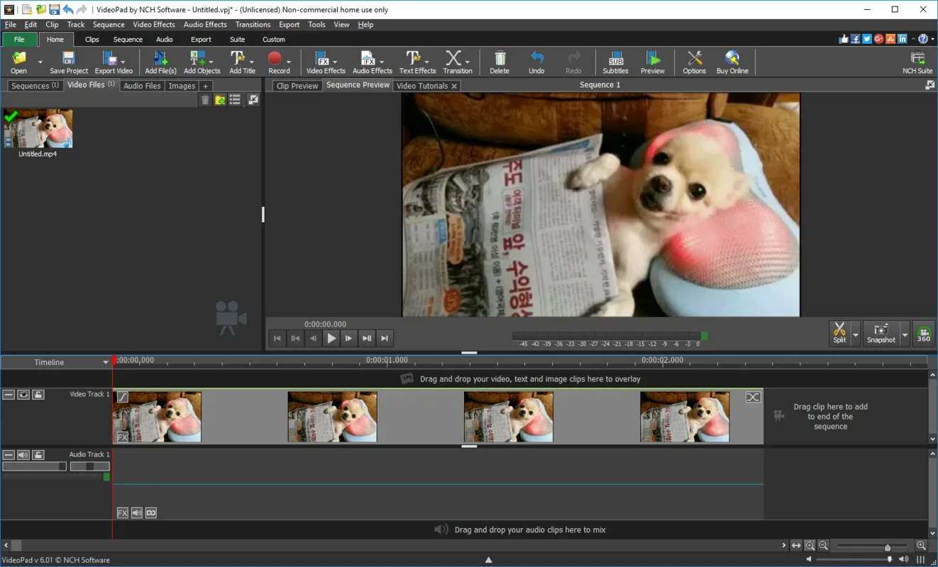 VideoPad Video Editor: Free Windows Video Editing Software