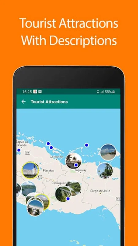 Cuba Offline Map for Android - Ideal for Travelers