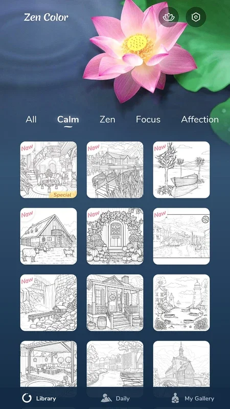 Zen Color for Android - Unwind with Coloring