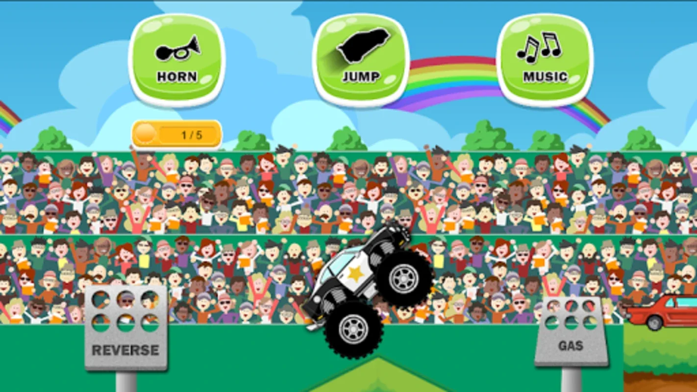 Monster Truck Game for Kids on Android: Simple Controls and Endless Fun