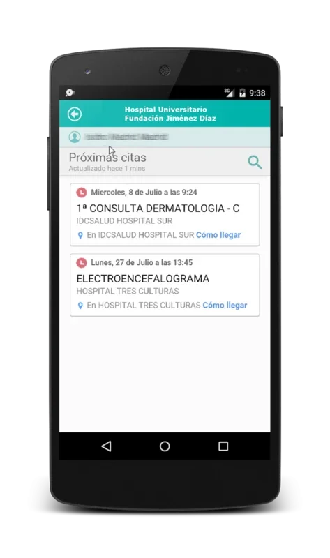 H.U. Fundación Jiménez Díaz for Android: Valuable Health Services