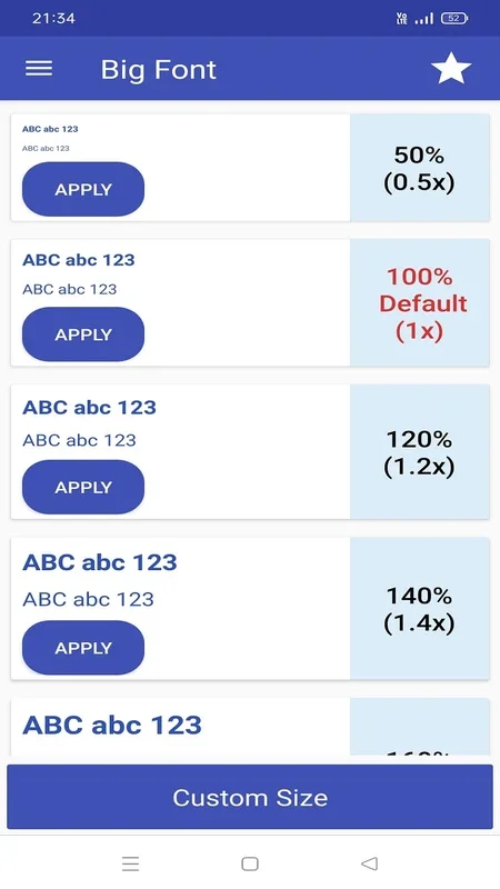 Big Font for Android - Enhance Text Readability