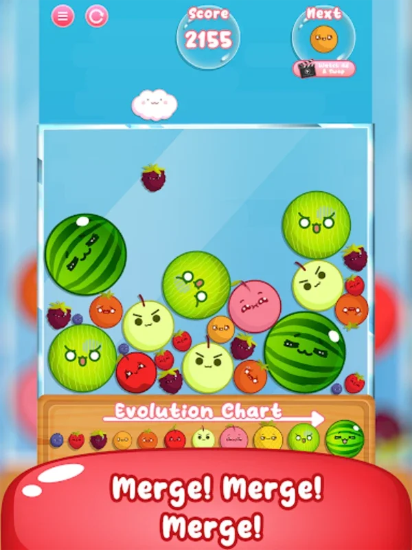 Watermelon Merge Suika Game for Android - Engaging Fruit Merging