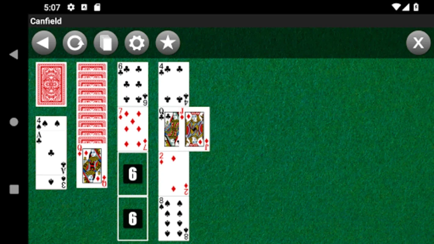 Canfield for Android - A Strategic Solitaire Game