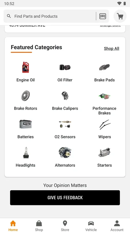 AutoZone for Android - Find Spare Parts Easily