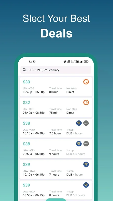 Cheap Flights for Android - Find Affordable Flights