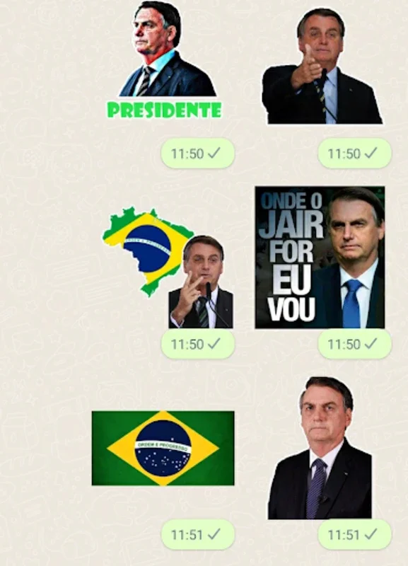 Figurinhas do Bolsonaro for Android - Enhance WhatsApp Fun