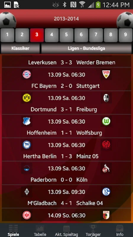 Bundesliga Fussball for Android - Immersive Football Experience