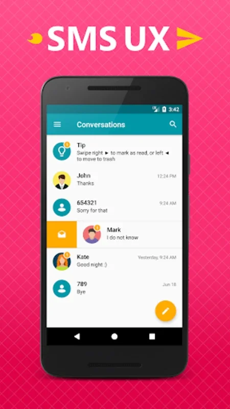 Sms UX - Fast Messaging App for Android