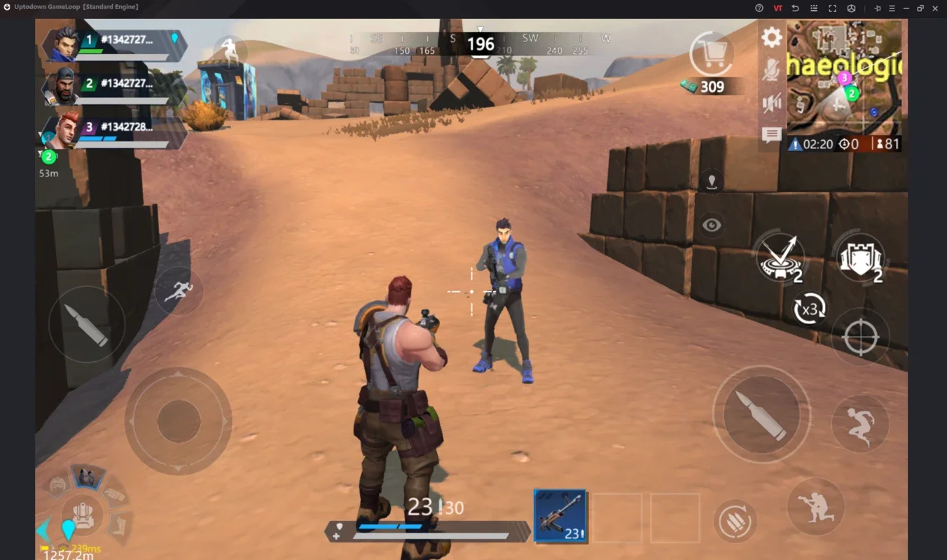 Omega Legends (GameLoop) on Windows: Exciting Battle Royale Action