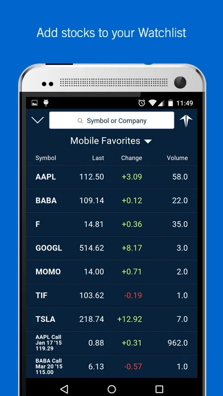 Firstrade for Android - No Download Fees, Secure Trading