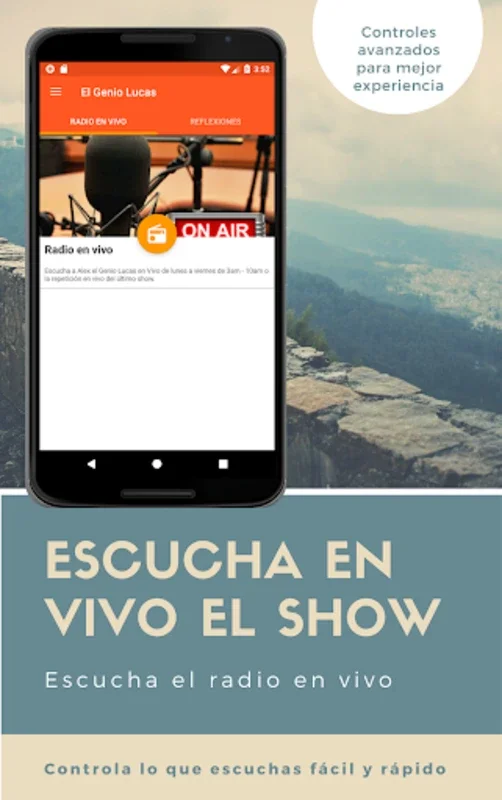 Genio Lucas Radio & Podcast for Android - Inspiring Audio