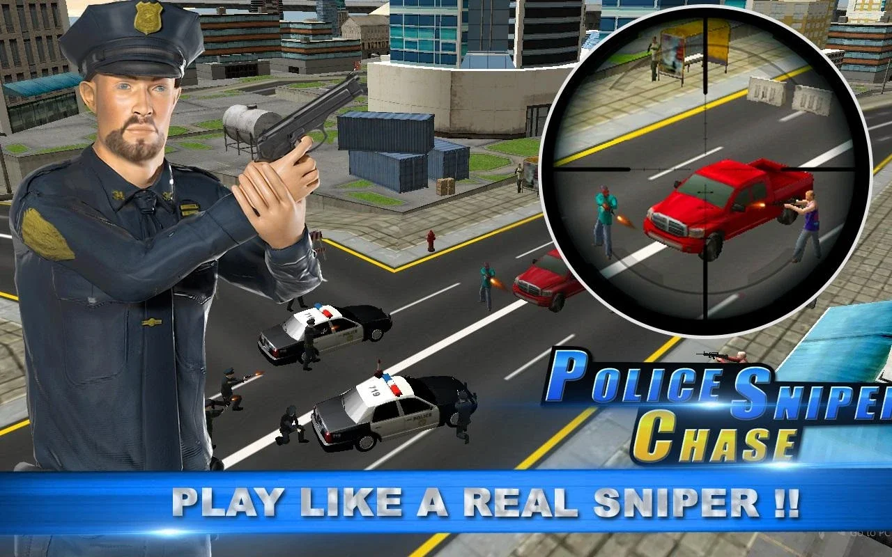 Police Sniper Chase Car 3D for Android - Thrilling Gameplay