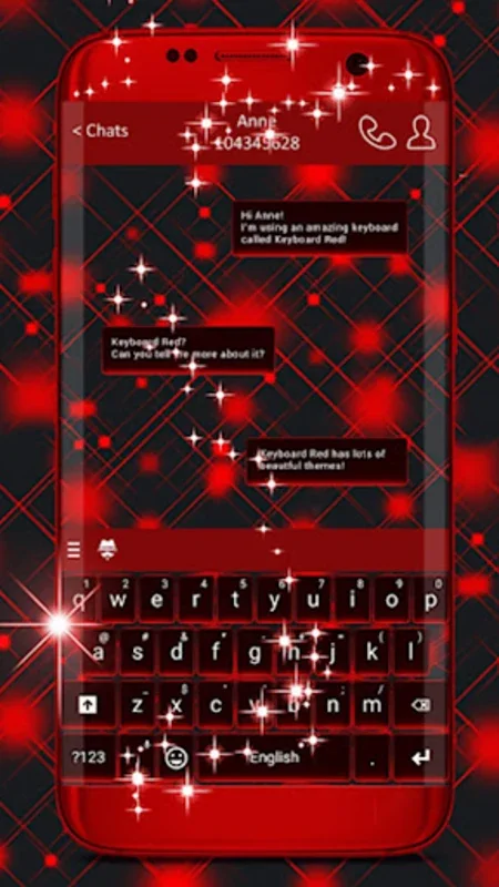 Keyboard Red for Android - Redefine Your Typing with APK from AppHuts