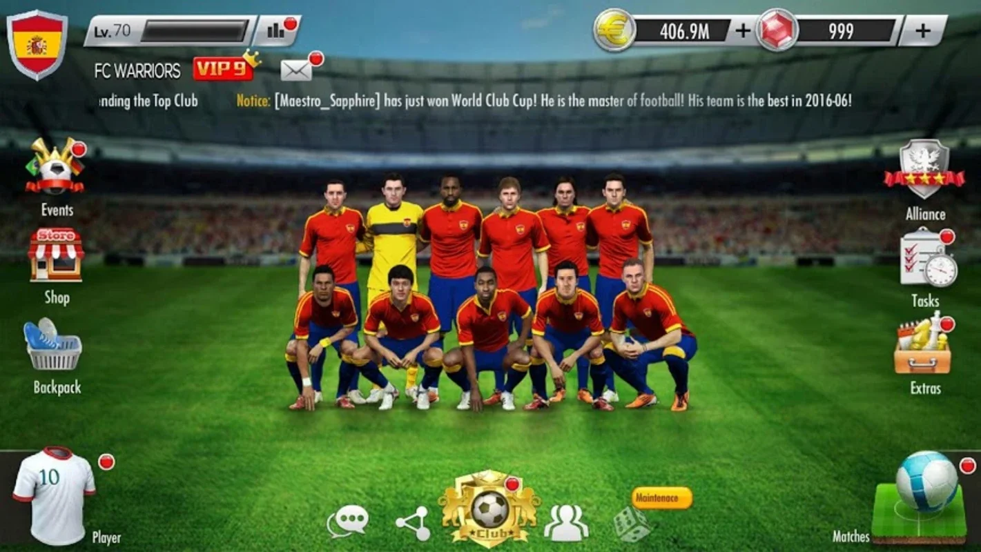 Football Master for Android - Build Your Dream Team