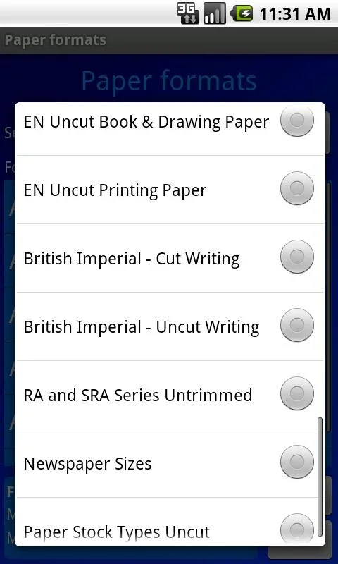 Paper Formats for Android - No Downloading Required