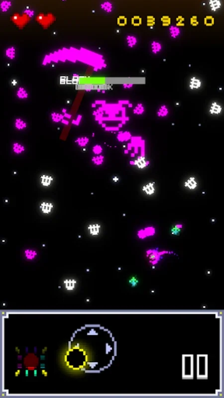 Arcadium 2 for Android - A Pixel-Art Space Shooter